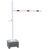 Mobile height limiter | cross tube length: 2500 mm | profile cylinder lock